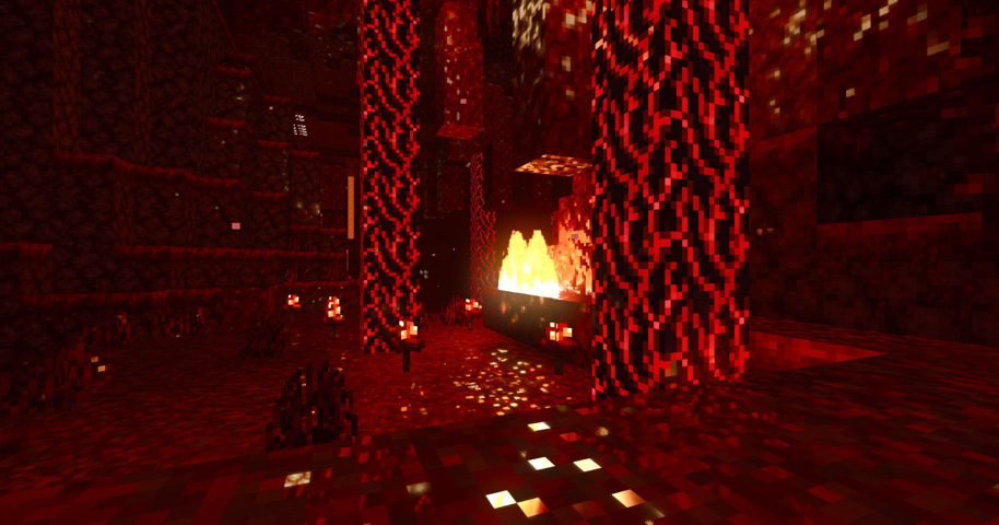 Mazewave - Bloody Nether Addon For Vanilla Raytraced